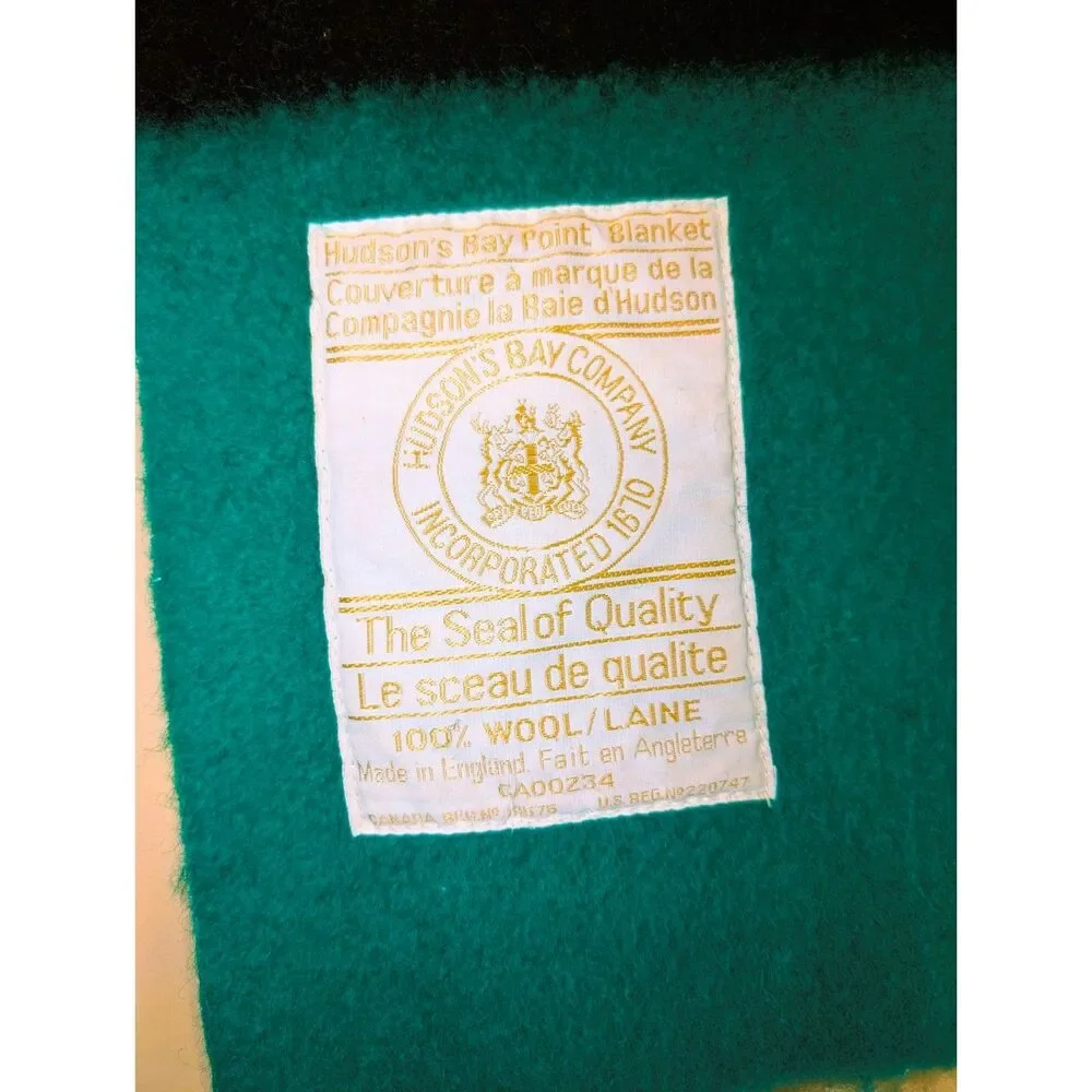Vintage Hudson Bay 6 Point Blanket